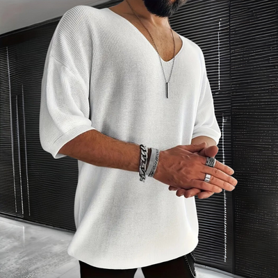 Carlos® | Classic V-neck shirt for men