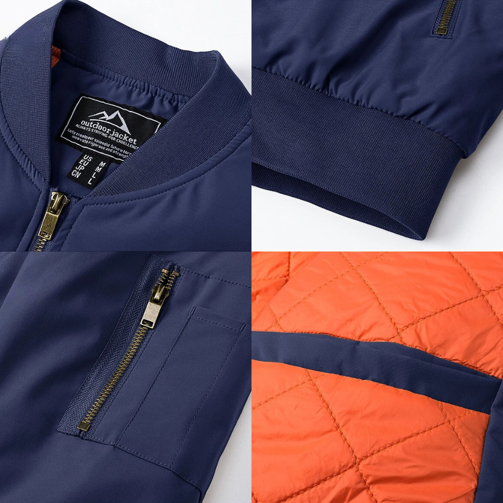 Knox | Padded Warm Bomber Jacket