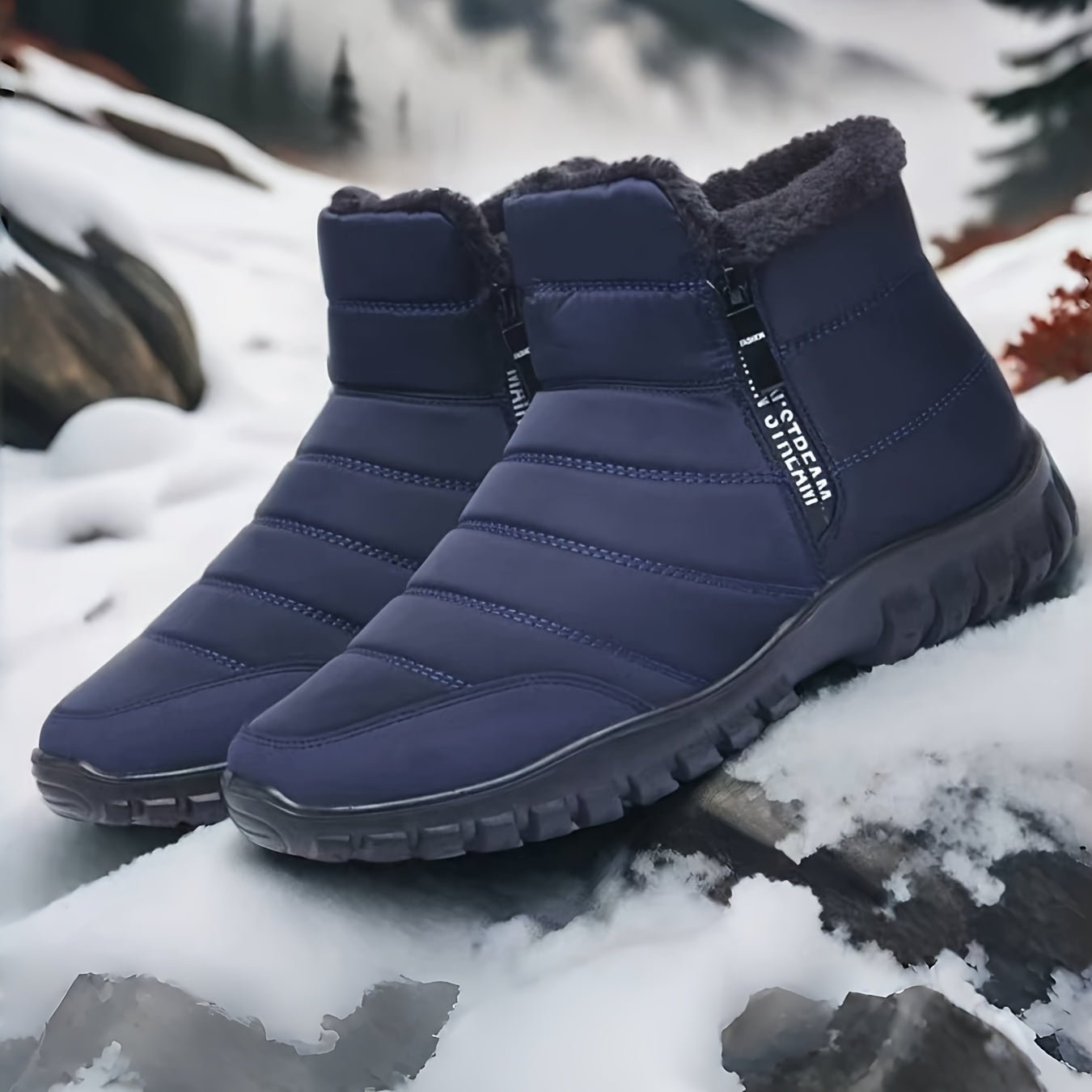 Gallo | Warm winter boots with zipper and profile sole