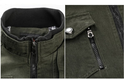 Naser | Timeless transitional jacket with zipper