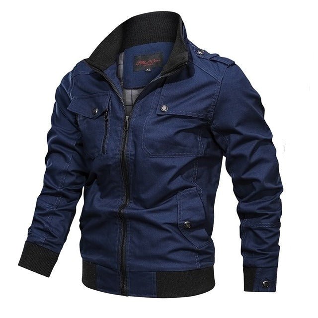 Naser | Timeless transitional jacket with zipper