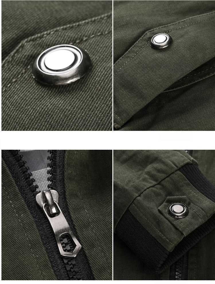 Naser | Timeless transitional jacket with zipper