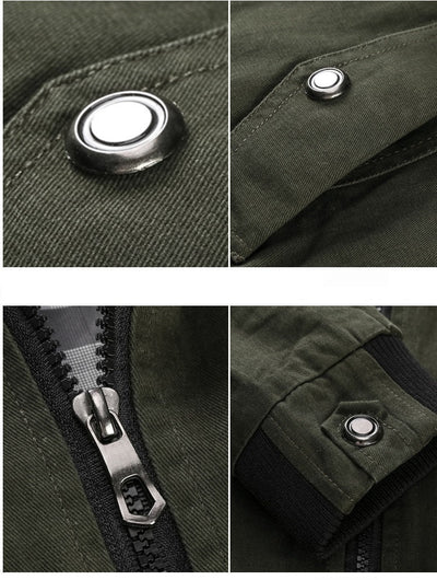 Naser | Timeless transitional jacket with zipper