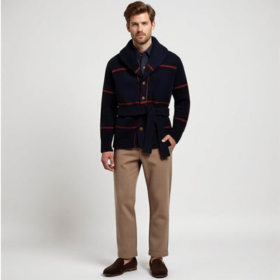 Ivo® | Luxury Knitted Sweater Coat With Belt