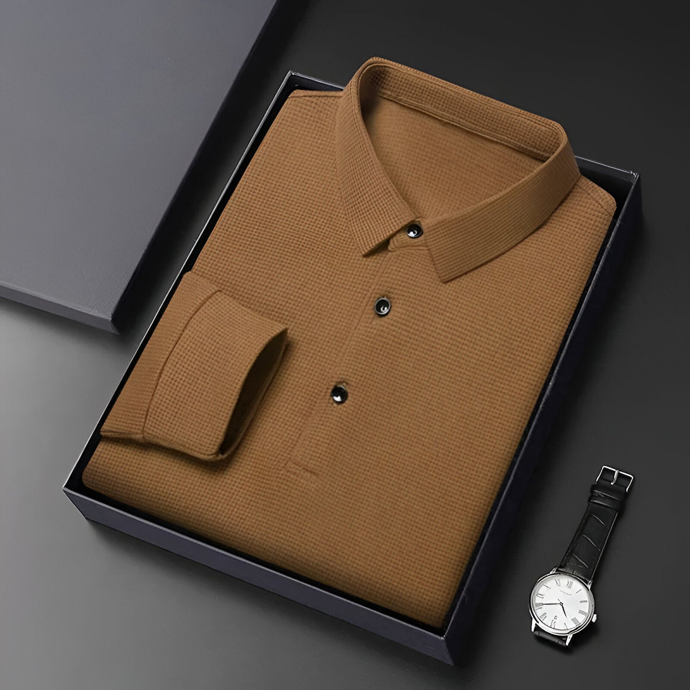 Alfonso® | Luxury Polo With Long Sleeves