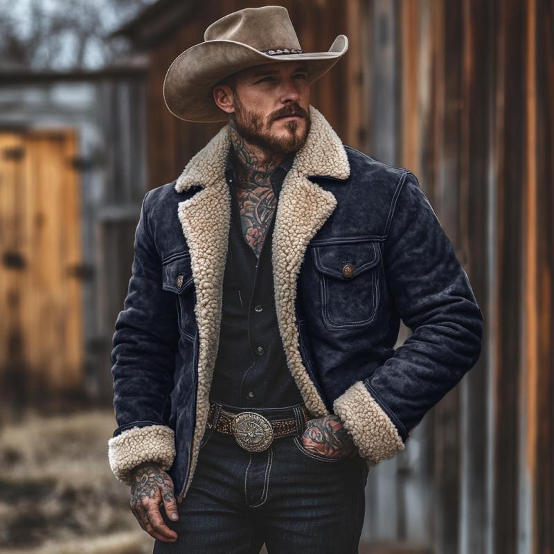 Men's Vine Sede Lambswool Lining WarJacket