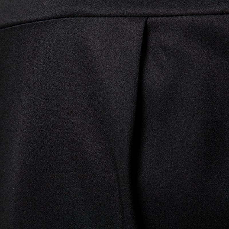 Men's Casal Lapel Slanted Placket Asymmetric SliFit Long Sleeve Shirt