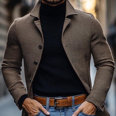 Men's Vine Hondsoth Notch Lapel Single Breasted SliFit Blazer