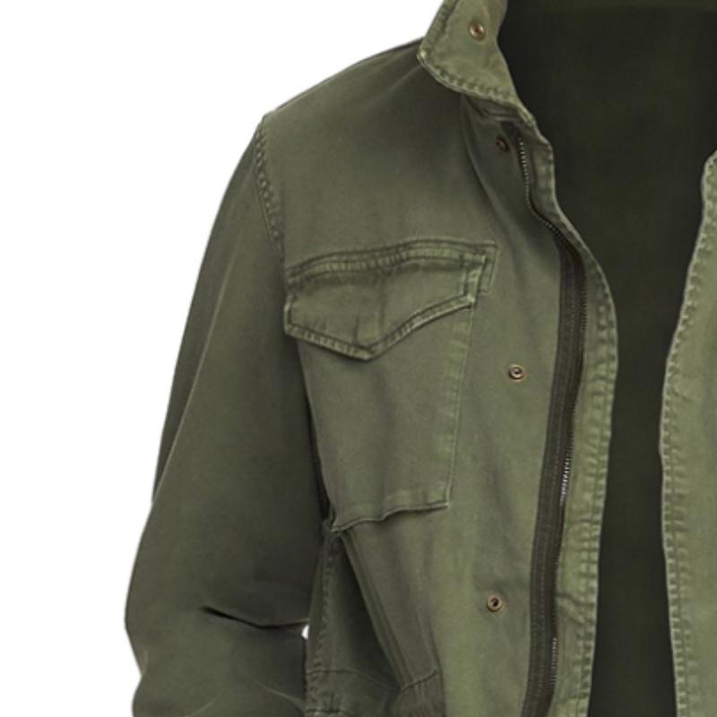 Men's Retro Casal Fieldlti-Pocket Work Jacket