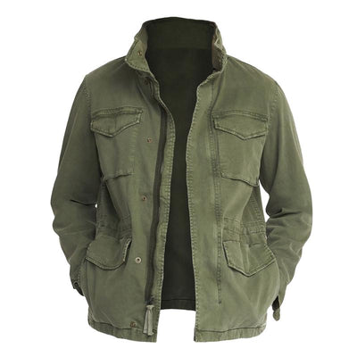 Men's Retro Casal Fieldlti-Pocket Work Jacket