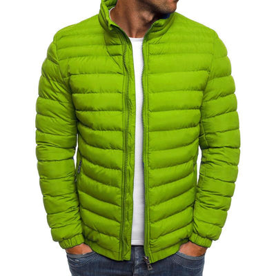 Men's Casal Stand Collar Long Sleeve Padded WarSliFit Jacket
