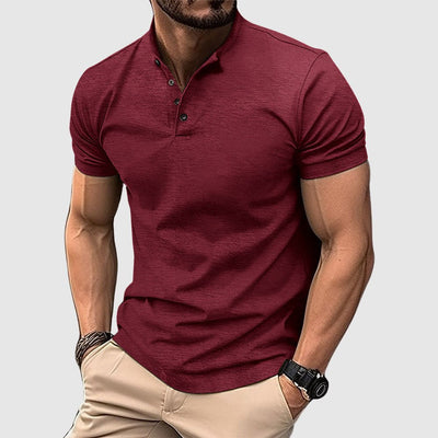 Brendan® | Henley Lightweight Polo For Summer