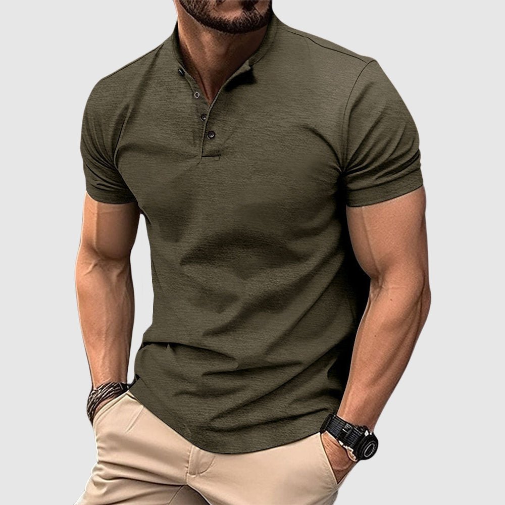Tyrone® | Henley Lightweight Polo For Summer