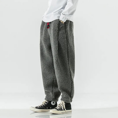 Suetonio® | Loose-fitting fleece trousers for men