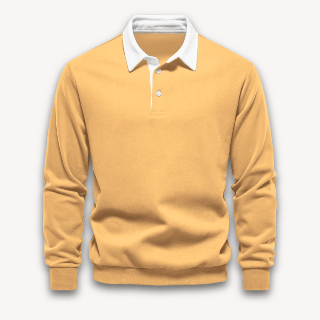 Unai | Classic long-sleeved polo sweater