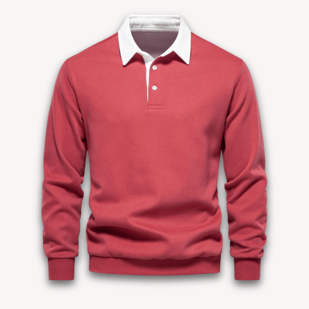Unai | Classic long-sleeved polo sweater
