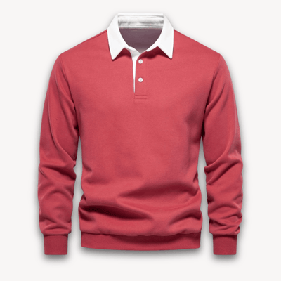Unai | Classic long-sleeved polo sweater