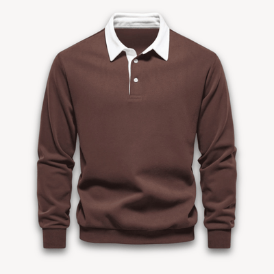 Unai | Classic long-sleeved polo sweater
