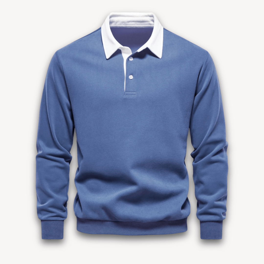 Unai | Classic long-sleeved polo sweater