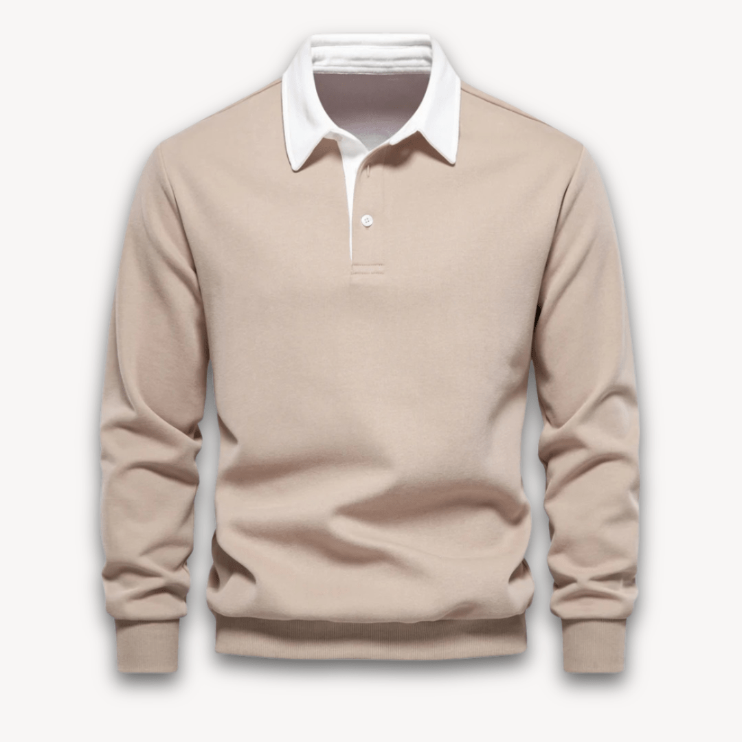 Unai | Classic long-sleeved polo sweater