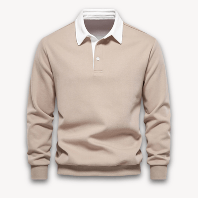 Unai | Classic long-sleeved polo sweater