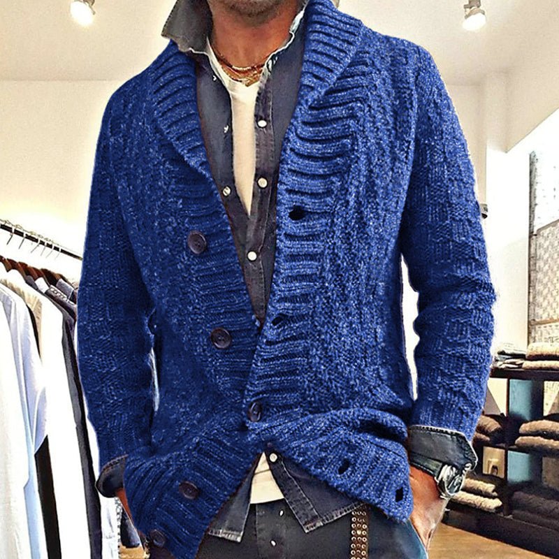 Lian | Vintage knitted cardigan with lapels