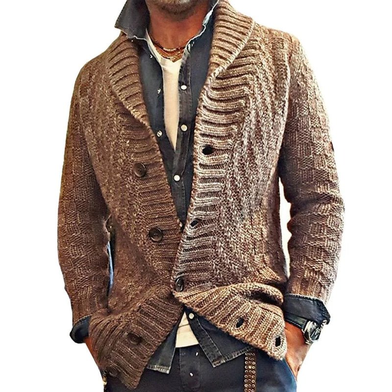 Lian | Vintage knitted cardigan with lapels