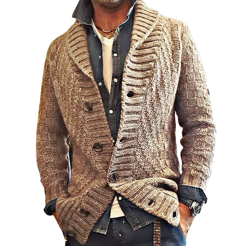 Lian | Vintage knitted cardigan with lapels