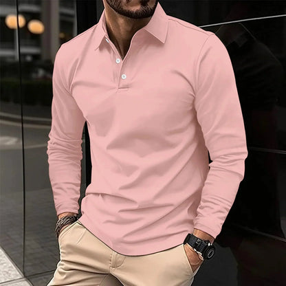 Jeremiah® | Long sleeve casual polo shirt