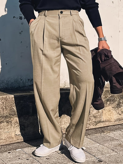 Amador | Straight Leg Trousers – Old Money Style Men