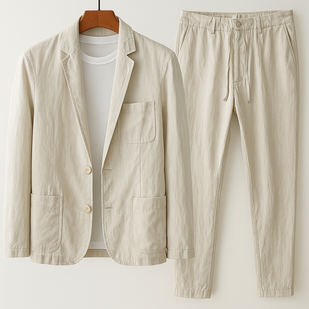 Leon | LIGHTWEIGHT LINEN SUMMER SUIT