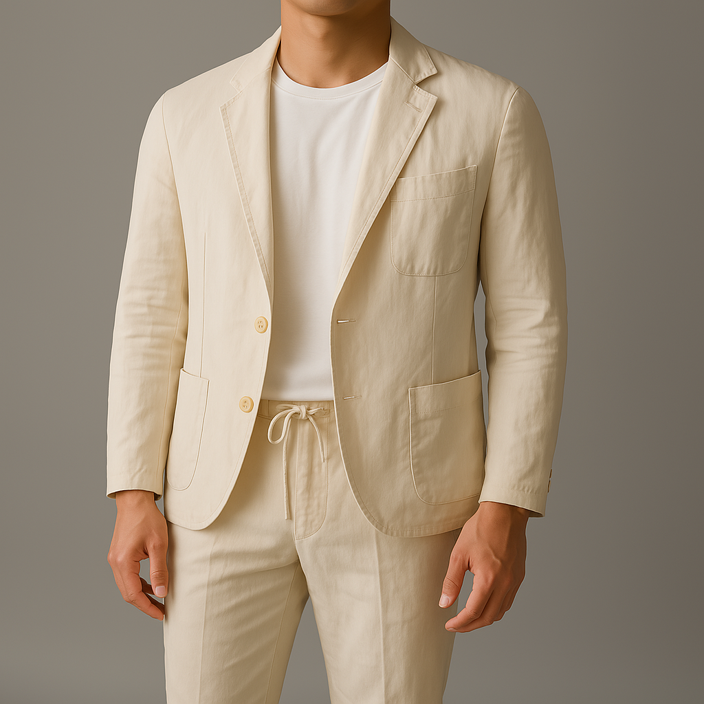 Leon | LIGHTWEIGHT LINEN SUMMER SUIT