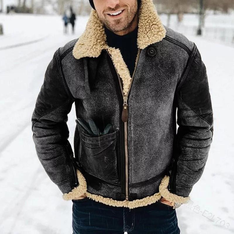 Ephraim® | Heavy Fleece Leather Jacket