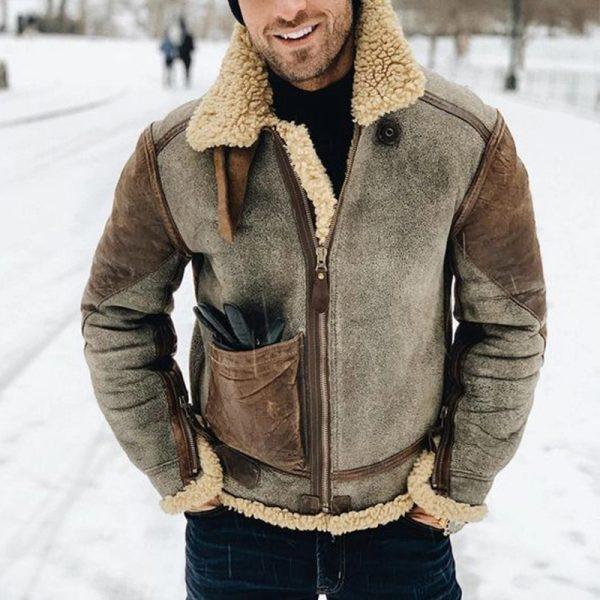 Ephraim® | Heavy Fleece Leather Jacket