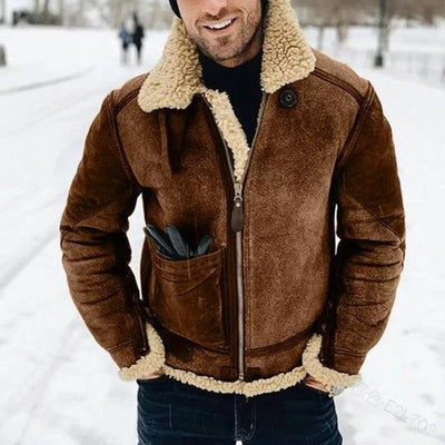 Ephraim® | Heavy Fleece Leather Jacket
