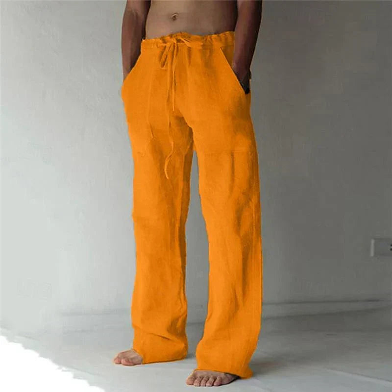 Hosea® | Men'S Baggy Linen Trousers