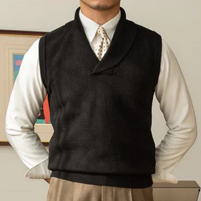 Venancio® | Modern knitted vest for men