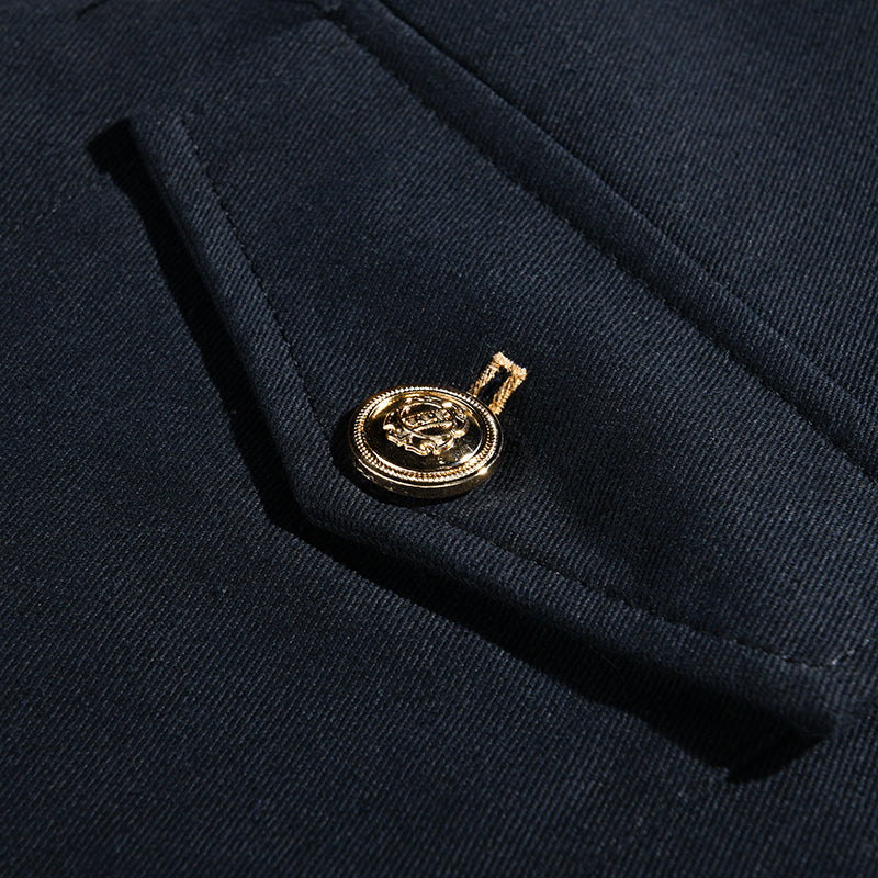 Sterling | Men's Vintage Casual Stand Collar Button Jacket