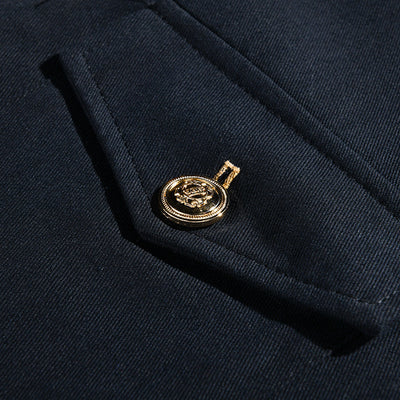 Sterling | Men's Vintage Casual Stand Collar Button Jacket