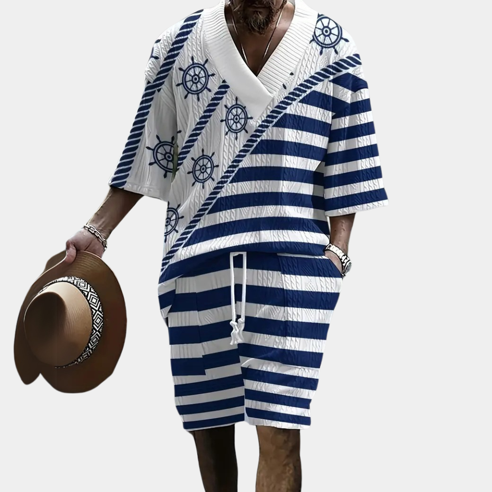 Jesús® | Trendy printed two-piece men's outfit