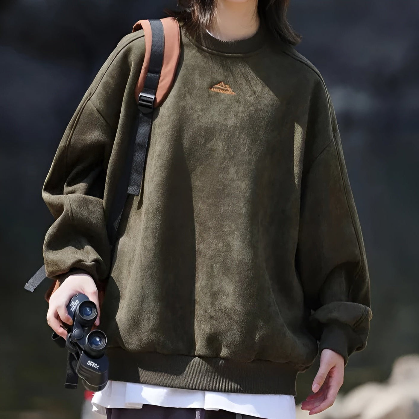 Graham | Modern suede sweater