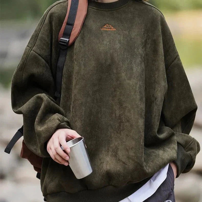 Graham | Modern suede sweater