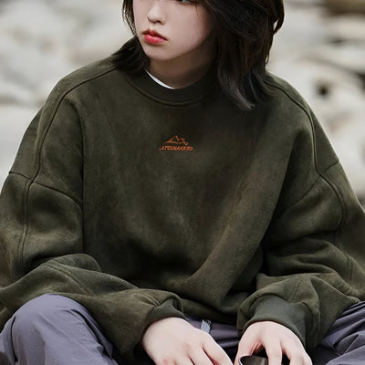 Graham | Modern suede sweater