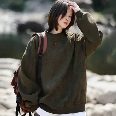 Graham | Modern suede sweater