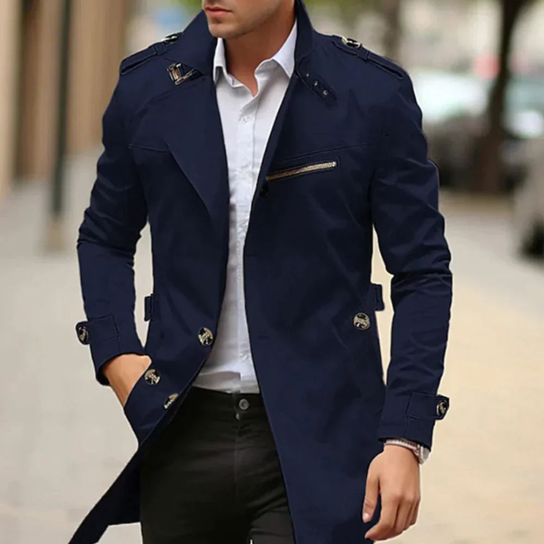Iago® | Chic Trench Coat For Men