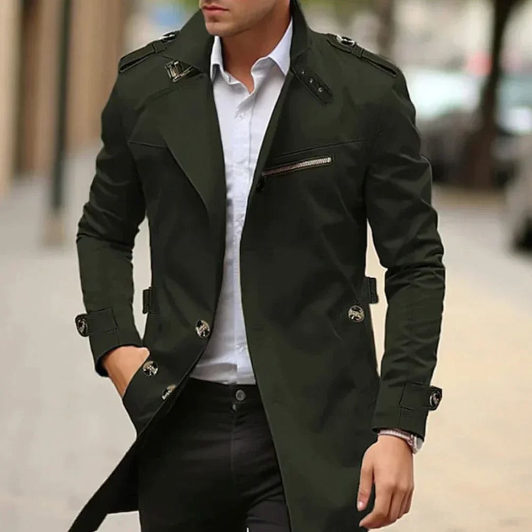 Iago® | Chic Trench Coat For Men