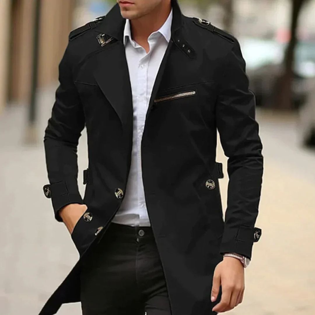 Iago® | Chic Trench Coat For Men