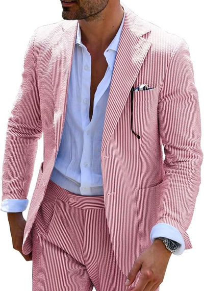 Hola Striped Summer Suit (Pants + Jacket)