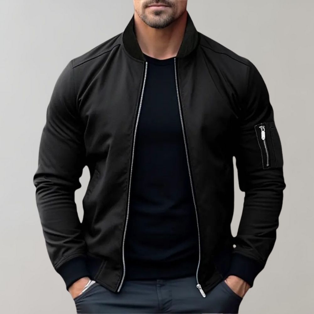 Joaus | – Lightweight bomber jacket with zip closure