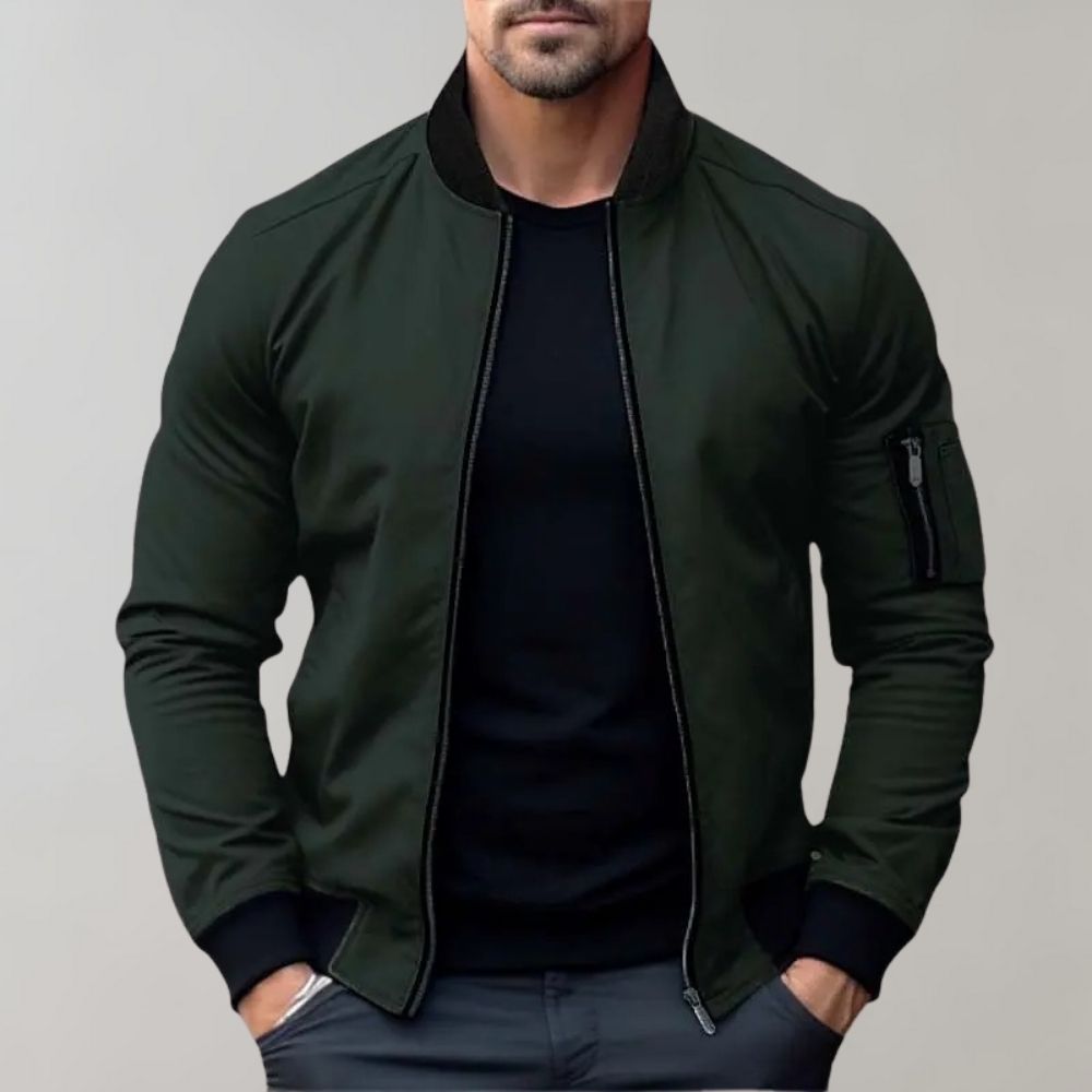 Joaus | – Lightweight bomber jacket with zip closure
